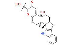 Структурная формула Paxilline, CAS 57186-25-1, формула C27H33NO4
