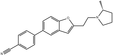 Структурная формула ABT-239, CAS 460746-46-7, формула C22H22N2O