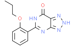Структурная формула Zaprinast, CAS 37762-06-4, формула C13H13N5O2