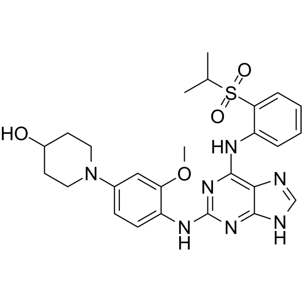 Структурная формула Mps1-IN-3, CAS 1609584-72-6, формула C26H31N7O4S