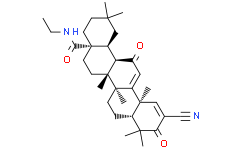 Структурная формула CDDO-EA, CAS 932730-51-3, формула C33H46N2O3