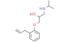 Структурная формула Alprenolol, CAS 13655-52-2, формула C15H23NO2