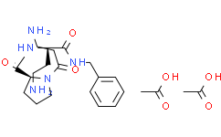 Структурная формула Dipeptide diaminobutyroyl benzylamide (acetate), CAS 823202-99-9, формула C19H29N5O3?2(C2H4O2)