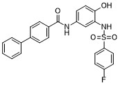 Структурная формула SN-011, CAS 2249435-90-1, формула C25H19FN2O4S
