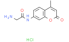 Структурная формула Gly-AMC HCl, CAS 208459-17-0, формула C12H13ClN2O3