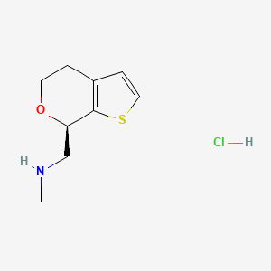 Структурная формула SEP-363856 isomer, CAS 1310422-40-2, формула C9H14ClNOs