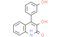 Структурная формула Viridicatol, CAS 14484-44-7, формула C15H11NO3