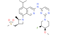 Структурная формула BLU-945, CAS 2660250-10-0, формула C28H37FN6O3S