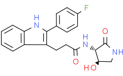 Структурная формула APOL1-IN-1, CAS 2446817-72-5, формула C21H20FN3O3
