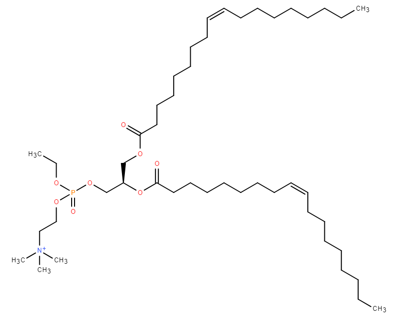 Структурная формула EDOPC, CAS 183283-20-7, формула C46H89NO8P
