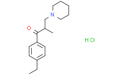 Структурная формула Eperison Hydrochloride, CAS 56839-43-1, формула C17H25NO.HCl