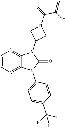 Структурная формула BPI-460372, CAS 2762619-63-4, формула C18H13F4N5O2