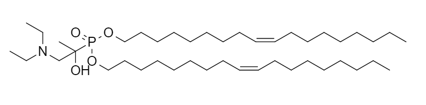 Структурная формула Lipid AP60, формула C43H86O4Np
