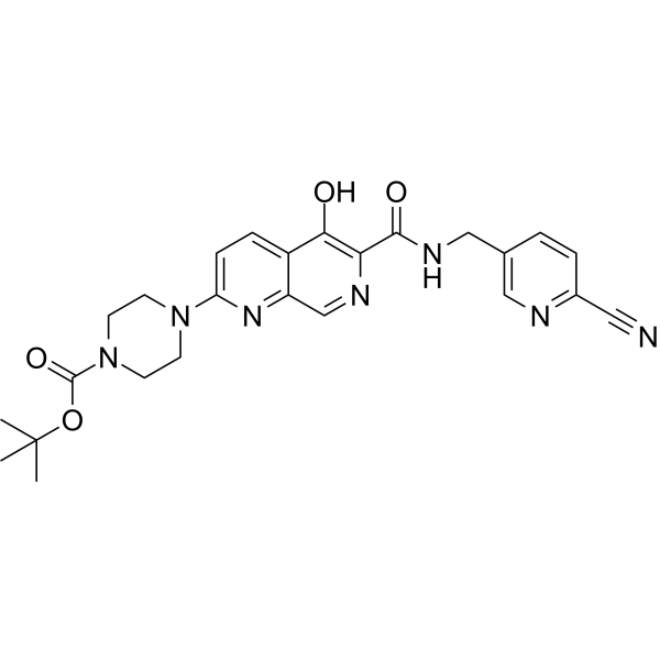 Структурная формула ISM012-042, CAS 2924181-80-4, формула C26H28N6O4
