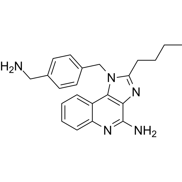 Структурная формула TLR7/8 agonist 1, CAS 1258457-59-8, формула C22H25N5