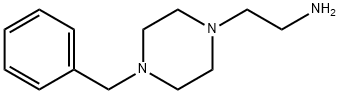 Структурная формула 1-Piperazineethanamine, N-(phenylmethyl)-, CAS 135330-51-7, формула C13H21N3