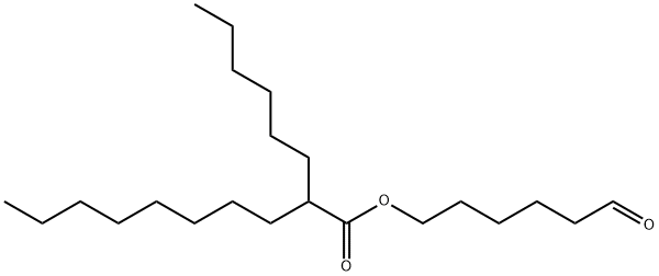 Структурная формула 6-Oxohexyl 2-hexyldecanoate, CAS 1849616-54-1, формула C22H42O3