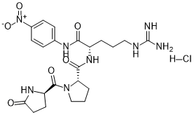 Структурная формула S2366 HCl（chromogenic substrate for Factor XI ）, CAS 127428-47-1, формула C22H31ClN8O6