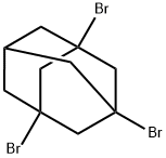 Структурная формула 1,3,5-Tribromoadamantane, CAS 707-34-6, формула C10H13Br3