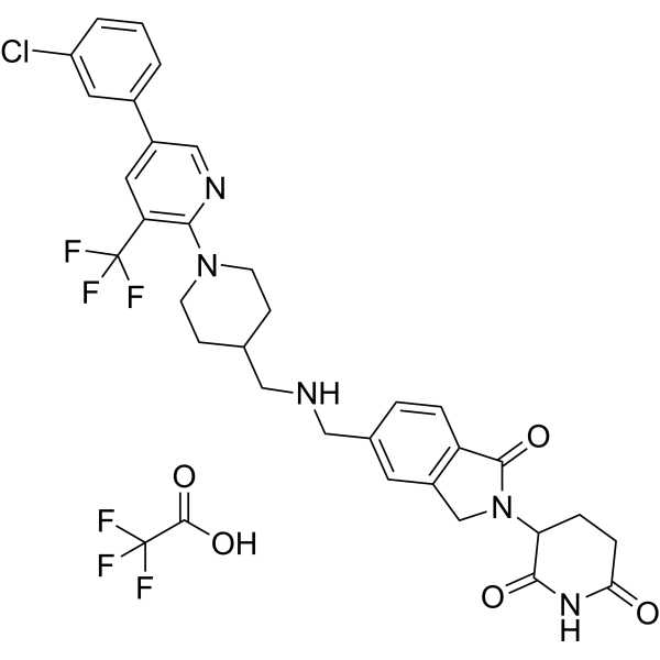 Структурная формула Деградатор MYC 1 TFA (соединение A80.2HCl