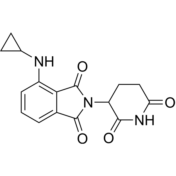 Структурная формула Деградатор 1 FIZ1 (соединение 1, CAS 1957235-62-9, формула C16H15N3O4