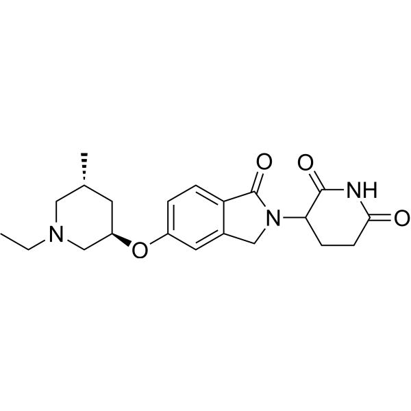 Структурная формула Деградатор WIZ 8 (соединение 10, CAS 2879251-26-8, формула C21H27N3O4