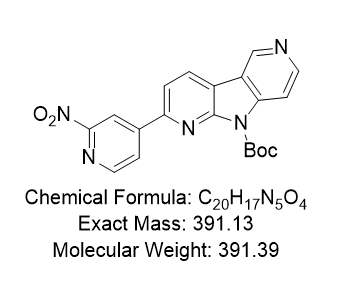 Структурная формула Предшественник PI-2620, CAS 2173361-83-4, формула C20H17N5O4