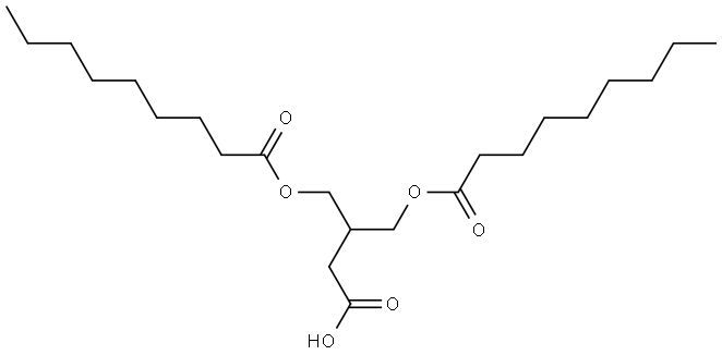 Структурная формула Хвост липида CICL-1, CAS 2996998-60-6, формула C23H42O6
