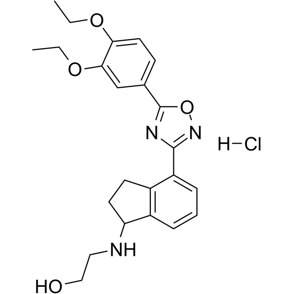 Структурная формула Гидрохлорид CYM5442, CAS 1783987-80-3, формула C23H28ClN3O4