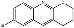 Структурная формула 7-бром-2,3-DIHYDROPYRANO[2,3-B]хинолин, CAS 612494-86-7, формула C12H10BrNO