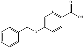 Структурная формула 5-(Benzyloxy)пиридин-2-карбоновая кислота, CAS 74386-55-3, формула C13H11NO3