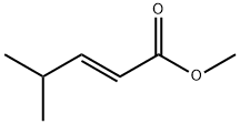 Структурная формула метил (e)-3-Isopropylacrylate, метил trans-4-Methylpent-2-Enoate, CAS 20515-15-5, формула C7H12O2