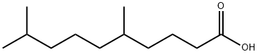 Структурная формула 5,9-Dimethyldecanoic кислота, CAS 35430-59-2, формула C12H24O2