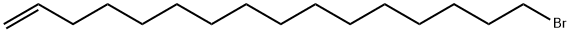 Структурная формула 16-Bromohexadec-1-ен, CAS 118625-56-2, формула C16H31Br