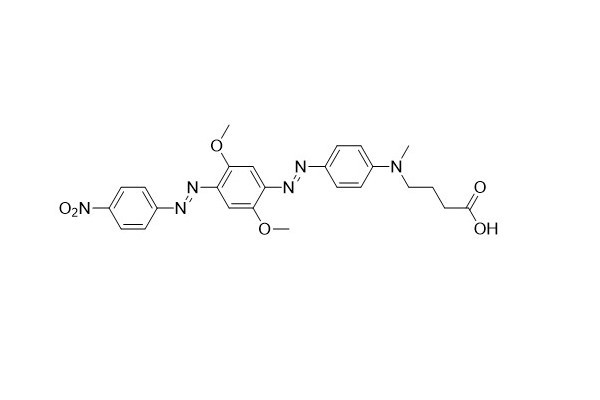Структурная формула HCQ-2 Acid, CAS 1214891-99-2, формула C25H26N6O6