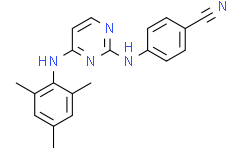 Структурная формула Dapivirine, CAS 244767-67-7, формула C20H19N5