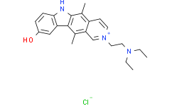 Структурная формула Datelliptium chloride, CAS 105118-14-7, формула C23H28N3O+.C2H3O2-