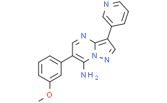 Структурная формула Ehp-inhibitor-1, CAS 861249-59-4, формула C18H15N5O