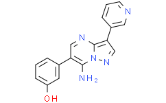 Структурная формула Ehp-inhibitor-2, CAS 861249-77-6, формула C17H13N5O