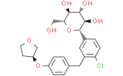 Структурная формула Empagliflozin (BI-10773), CAS 864070-44-0, формула C23H27ClO7