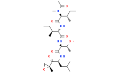 Структурная формула Epoxomicin, CAS 134381-21-8, формула C28H50N4O7