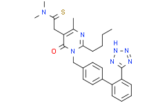 Структурная формула Fimasartan, CAS 247257-48-3, формула C27H31N7Os
