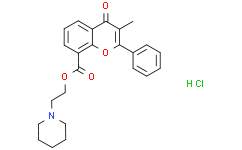Структурная формула Flavoxate Hydrochloride, CAS 3717-88-2, формула C24H25NO4