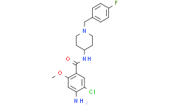 Структурная формула Fluoroclebopride, CAS 154540-49-5, формула C20H23ClFN3O2