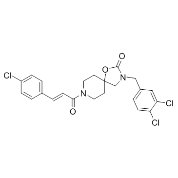 Структурная формула GSK682753A, CAS 1334294-76-6, формула C23H21Cl3N2O3