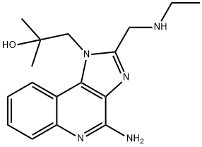 Структурная формула Гардиквимод, CAS 1020412-43-4, формула C17H23N5O