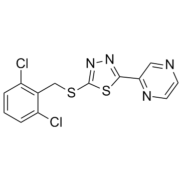 Структурная формула Йода 1, CAS 448947-81-7, формула C13H8Cl2N4S2
