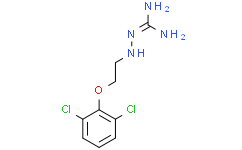 Структурная формула Guanoclor, CAS 5001-32-1, формула C9H12Cl2N4O