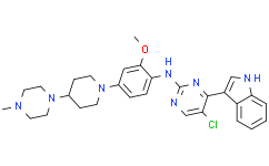 Структурная формула HG-14-10-04, CAS 1356962-34-9, формула C29H34ClN7O
