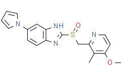 Структурная формула Ilaprazole, CAS 172152-36-2, формула C19H18N4O2S
